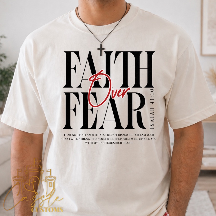 Faith Over Fear ✝️❤️ Red