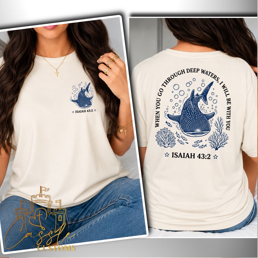 🌊 Through Deep Waters Isaiah 43:2 ✝️